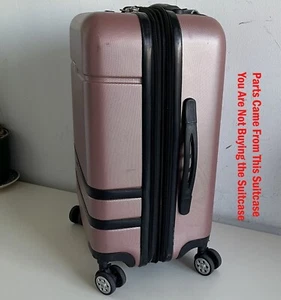 London Fog Southbury Suitcase Luggage Spinner Travel Bag Handles Grip Hold Pull - Picture 1 of 12