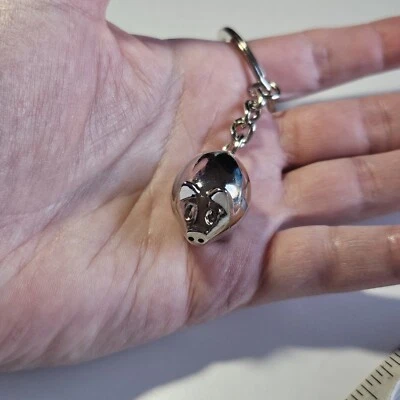 2019 Metal Mini Fat Piggy Pig Men Women's Keychain Keyring Key Ring Pendant Gift - Image 1 of 4