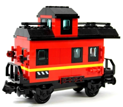 Lego My Own Train Caboose Car (10014) Red 10013/10014/10015/10016/10205 - Image 1 of 4