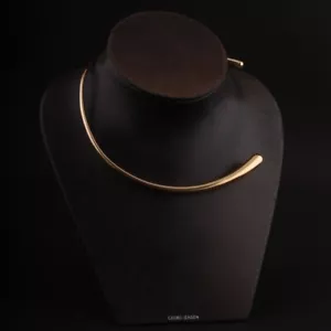 Georg Jensen Gold Neckring # 1636D. 18 Carat. Mercy. Jacqueline Rabun. Medium - Picture 1 of 4