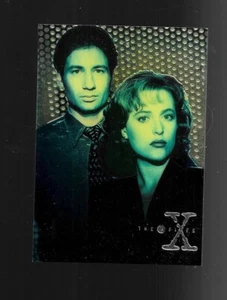 X-Files Season 1 1995 Topps Finest Chromium Card X1 Mulder & Scully - Picture 1 of 2