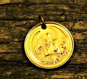 Small Australian Coin Pendant - Possum/ Feather-Tailed Glider - Various Years - Picture 1 of 2