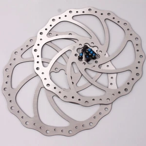 Bicicleta de montaña 160/180/203 mm freno de disco 6 pernos rotor PM/IS adaptador de freno calibrador CNC - Imagen 1 de 15