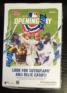 2021 Topps Baseball Opening Day - Factory Sealed Blaster Box - 77 Cards NEW - Picture 1 of 3
