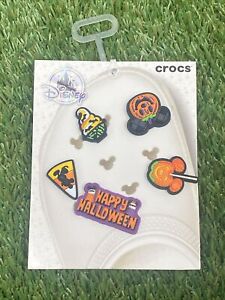 2021 Disney Parks Halloween Crocs Jibbitz Shoe Charms Set Mickey Pumpkin Candy