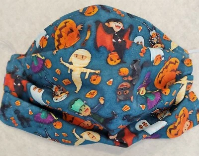 HALLOWEEN Mascarilla Fantasmas Drácula, Adulto, Alambre Nariz, Filtro Apertura Reversible Foto 1 de 4