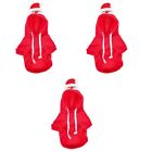 3 Count Dog New Year Outfit Drawstring Christmas Guard Autumn And
