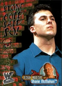 2001 Vintage Fleer WWF Wrestlemania Stone Cold Said So #14 Shane McMahon - Imagen 1 de 2