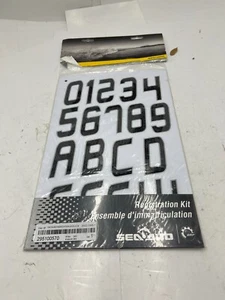 Sea-Doo State Registration Watercraft Letters/Numbers Black 295100570 - Picture 1 of 9
