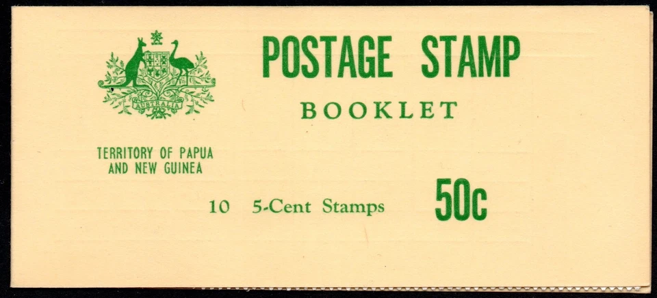 Papúa Nueva Guinea 1970 50c Carcasas Folleto Sin Serif Tipo en Cubierta MUH Foto 1 de 1