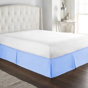 Falda de cama de marca de 1 pieza AU Select longitud de caída talla y TC azul cielo - Imagen 1 de 10