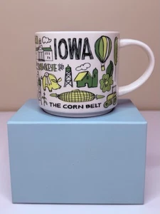 BRAND NEW IN BOX Starbucks Been There Iowa 2018 Coffee Tea Mug 14 Oz - Picture 1 of 6