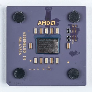 AMD Athlon 1400 A1400AMS3C Socket A 1.4GHz Processor Thunderbird Top Chip - Picture 1 of 3
