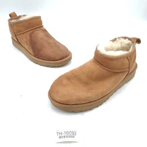 UGG Classic Ultra Mini Damen Schneestiefel 8 Braun Wildleder Schlupfstiefel 1116109 - Bild 1 von 14