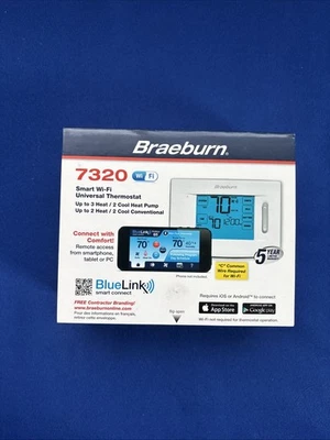 Braeburn 7320 универсальный умный Wi-Fi программируемый термостат новый - Изображение 1 из 4