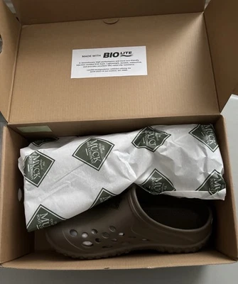 Muck Boot Co. Muckster Bio Lite Zueco Zapato Sin Cordones Para Hombre Marrón Impermeable EE. UU. 8 Foto 1 de 4
