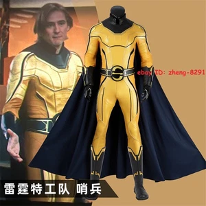 Thunderbolts* Sentry Halloween Costume Outfit Robert Reynolds Cosplay Jumpsuit - Picture 1 of 27