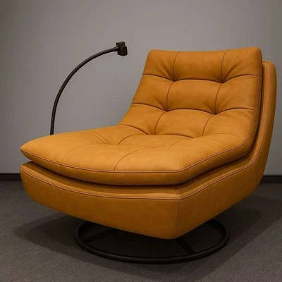 Modern Lounge Chair – Comfortable Swivel Recliner Armchair for Living Room - image 1 of 4