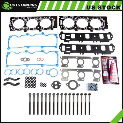 Head Gasket Bolts Set For 02-2008 Ford Ranger Mazda B3000 3.0L OHV - Image 1 of 4