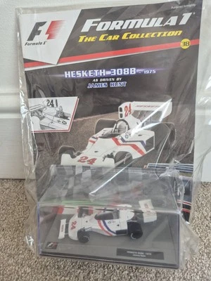 1/43 F1 FORMULA 1 CAR COLLECTION - HESKETH 308B JAMES HUNT 1975 CAR #38 NEW - Image 1 of 3