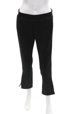 Calça Pam & Gela Feminina Cintura Alta Perna Dividida Preta Tamanho Pequeno - Imagem 1 de 4