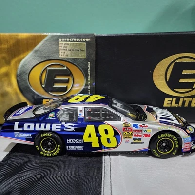 RCCA 1/24 2004 Jimmie Johnson #48 Lowes Chrome Elite #196 of 480 Made - Image 1 of 4