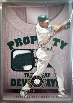 2005 Fleer Patchworks Property Of B.J. Upton (#PO-BU) patch /49 - Image 1 of 2