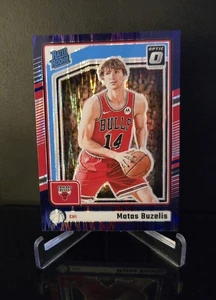 MATAS BUZELIS RC 🔥 2024-25 Panini Donruss Optic Rated Rookie Purple Shock Prizm - Picture 1 of 2
