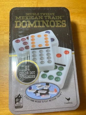 Cardinal Double 6 Dominoes Complete Game - Mexican Train - Image 1 of 2