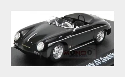 1:43 Greenlight Porsche 356 Speedster Super 1958 Black GREEN86539 Modellino - Immagine 1 di 2