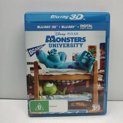 MONSTERS UNIVERSITY : Blu-Ray 3D / 2D Digital Copy   Free Post - Image 1 of 4