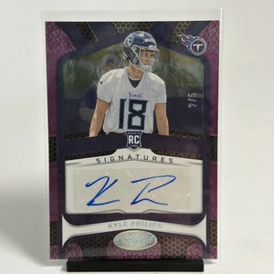 2022 CERTIFIED ROOKIE SIGNATURES PINK KYLE PHILIPS RC AUTO 2/5 JERSEY MATCH CARD - Picture 1 of 8