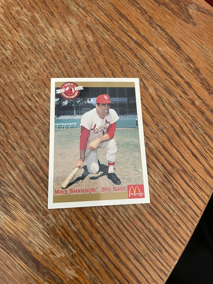 1992  McDonald's St Louis Cardinals 100th Anniversary Mike Shannon #31 - Image 1 of 2