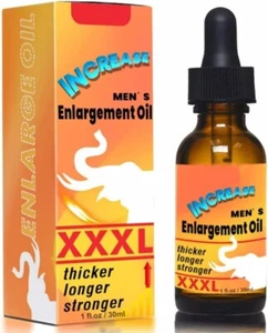 #1 NEW XXXL GAIN 14+ INCHES ENLARGER GROWTH OIL| FASTER - 15 ML + FREE SHIP WW - Picture 1 of 12