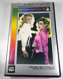 It's Music To Your Eyes VHS Silent Network Fabulous Landers Sisters Audrey Judy - Picture 1 of 6