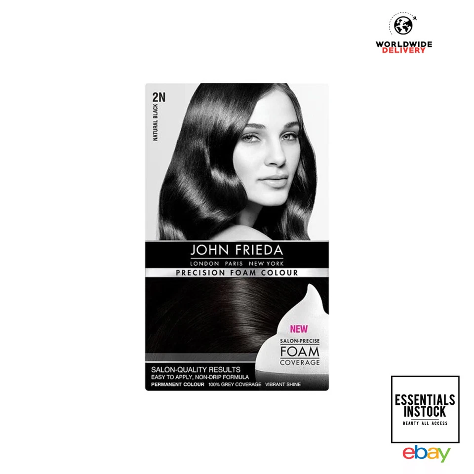Espuma de precisión John Frieda color negro natural 2N Foto 1 de 1