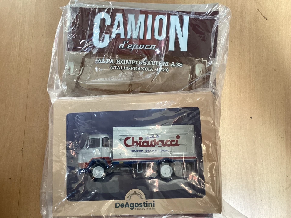 1:43 CAMION D'EPOCA ITALIANI COLL. ALFA ROMEO SAVIEM A38 1969 - Immagine 1 di 1