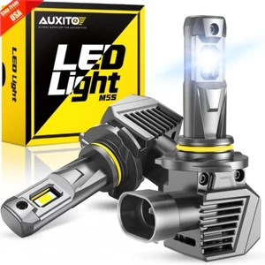 M5S 9005 HB3 LED Headlight Bright Bulbs Kit White 6500K 50000LM High Low Beam A+ - Picture 1 of 25