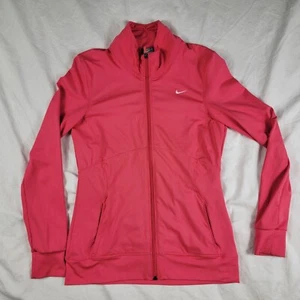 Nike Damen Medium rosa Jacke durchgehender Reißverschluss sportlich Outdoor leicht bequem - Bild 1 von 10