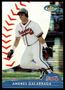 2000 TOPPS FINEST REFRACTOR Andres Galarraga Atlanta Braves #170 - Picture 1 of 2