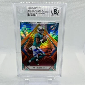 2020 PANINI PHOENIX FIRE BURST #102 TUA TAGOVAILOA - ON CARD AUTO - BECKETT - Picture 1 of 7