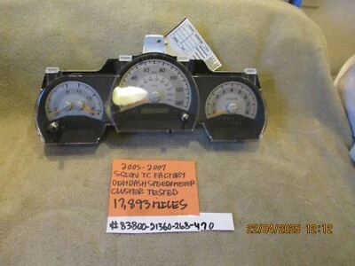 SCION TC 2005-2007 TABLERO VELOCÍMETRO CLÚSTER 17.893 PROBADO ENVÍO GRATUITO Foto 1 de 4