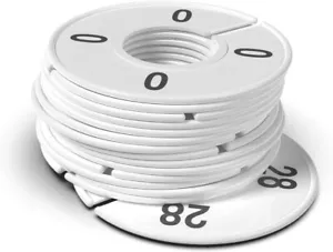 Divisor de tallas redondas Hangrail para mujer variedad 0-28 paquete blanco negro ropa 0-28 - Imagen 1 de 7