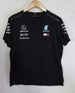 Mercedes AMG Petronas F1 Tommy Hilfiger Shirt Racing Men's Large Branded London 