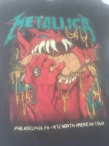 2025 METALLICA SHIRT 2XL XXL PHILADELPHIA SUPER BOWL SQUINDO 72 SEASON 5/23 - Picture 1 of 5