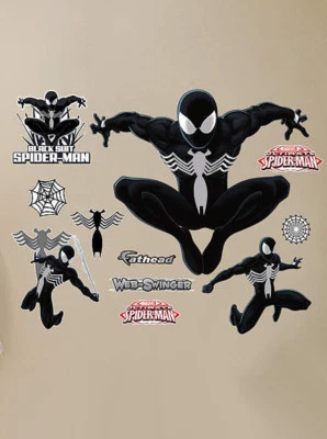 Ultimate Spider-Man Simbionte Negro Fathead Marvel Real Decoración de Pared Grande 96-96119 Foto 1 de 4