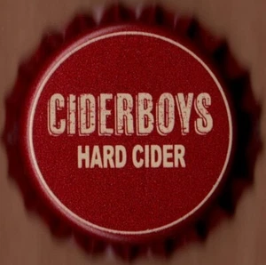 USA Kunststoff ausgekleideter Bier Krone Flaschenverschluss: Ciderboys Brewing Cider - Bild 1 von 1