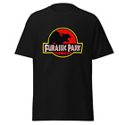 Furassic Park Funny Cat Tee Shirt (Jurassic Park Parody)