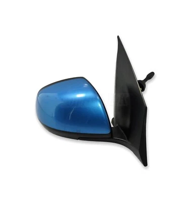 Suzuki Alto MK7 Nissan Pixo (09- 14) Right Side Manual Door Mirror Metallic Blue - Imagem 1 de 4