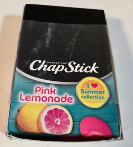 Neu in Verpackung Chap Stick Pink Lemonde I Love Summer Collection 12 Sticks Lippenbalsam - Bild 1 von 6